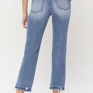 Lovervet Super High Rise Distressed A Line Shorts main image 0